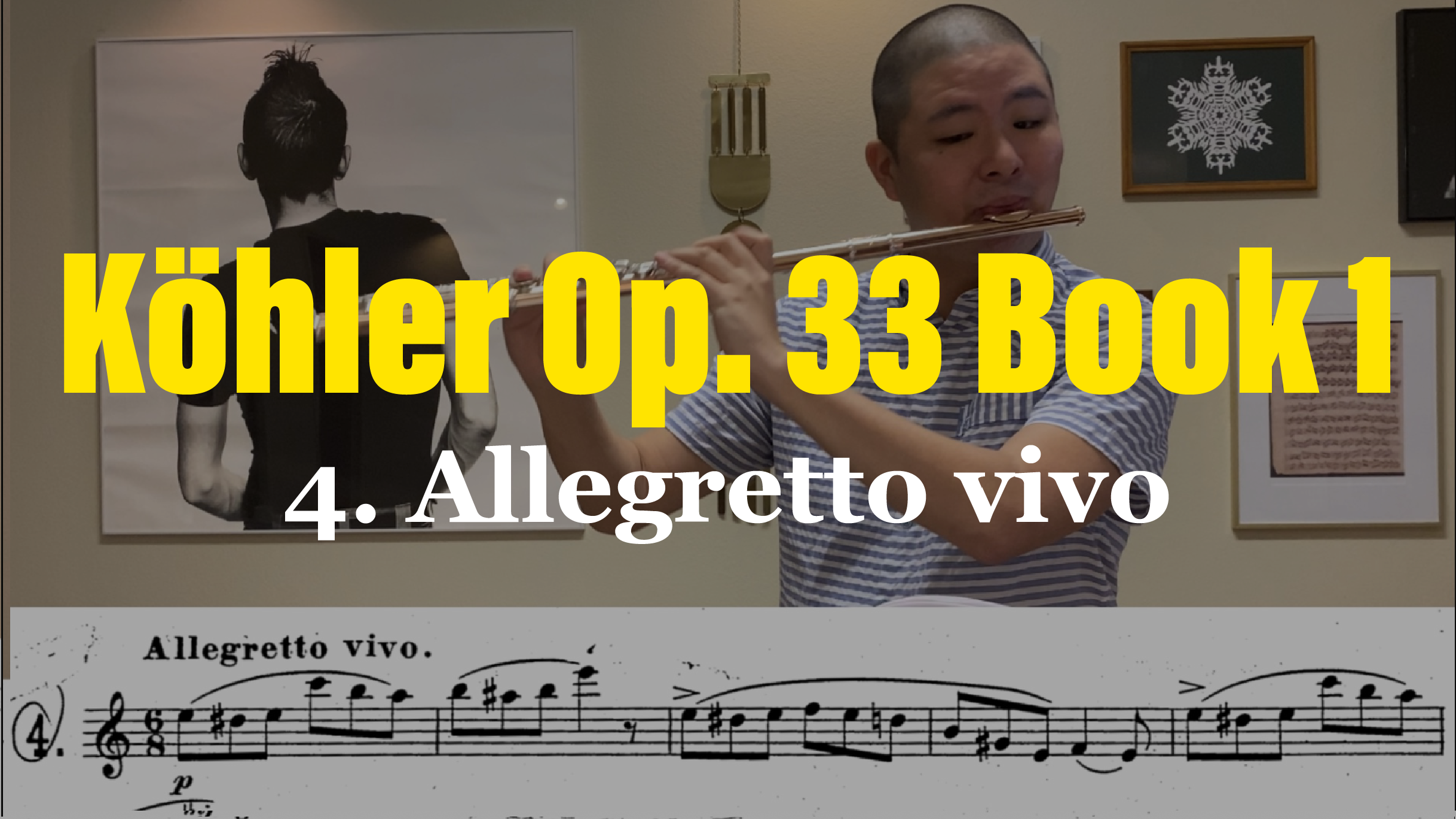 Etude #4 - Allegretto vivo in E Minor - Köhler Op 33 Book 1