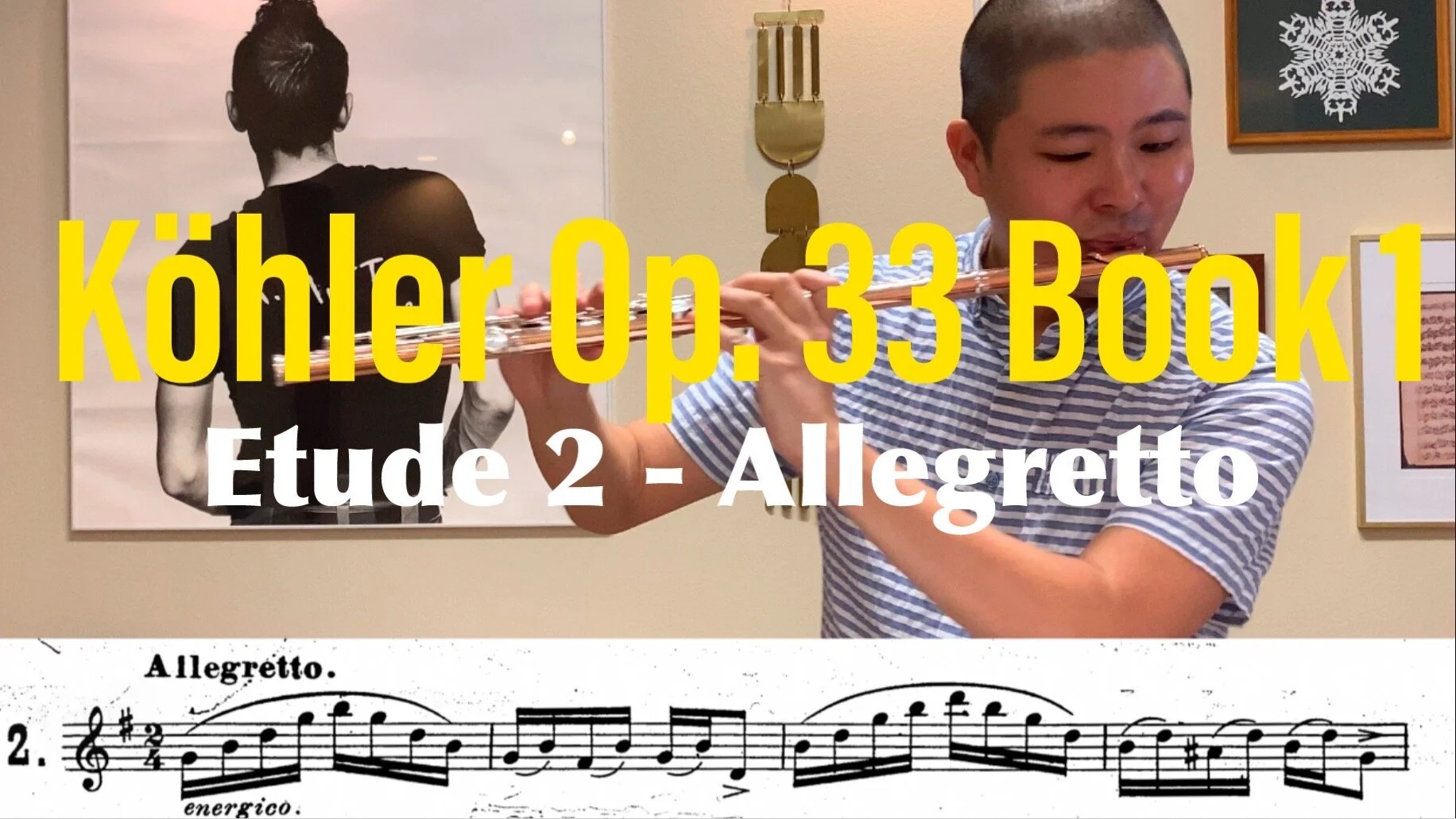 Kohler Flute Etudes Op. 33 Book 1 Melodious & Progressive Studies