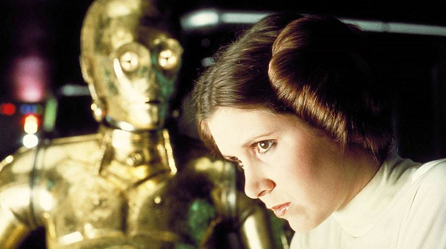 Not the most relevant of pictures, but I like to think of Grammarly as a permanently befuddled C3PO type (and of myself as an ultra-competent Leia type, obviously).