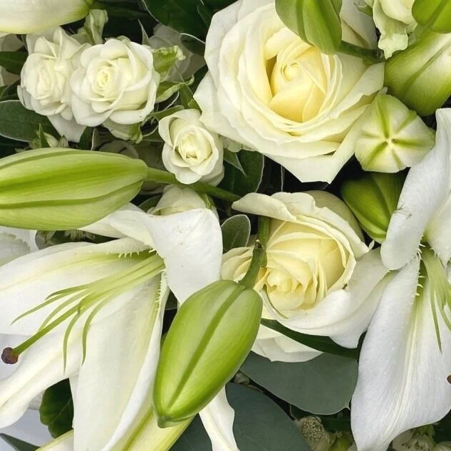 White Roses and Lilies  Verdure Floral Design
