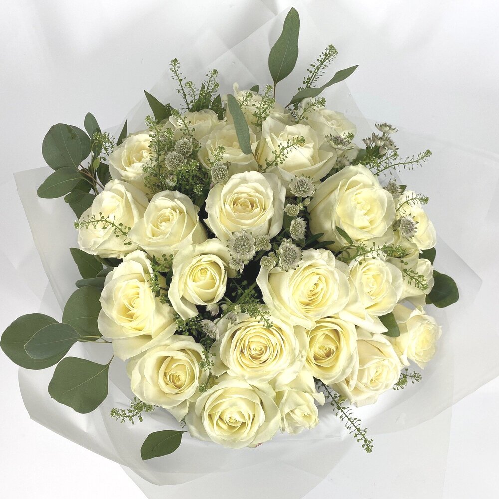 White Avalanche Roses — Verdure Floral Design