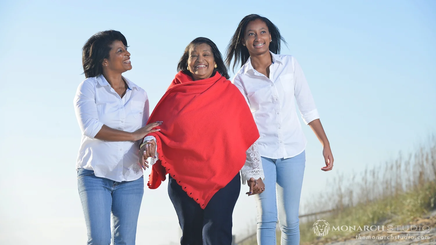 Three Generation Family Portrait - St. Augustine Photographer