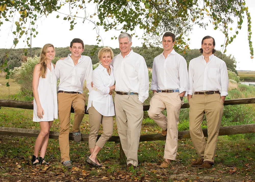 Family Photography Portrait in one of Ponte Vedra, Florida's beautiful parks.