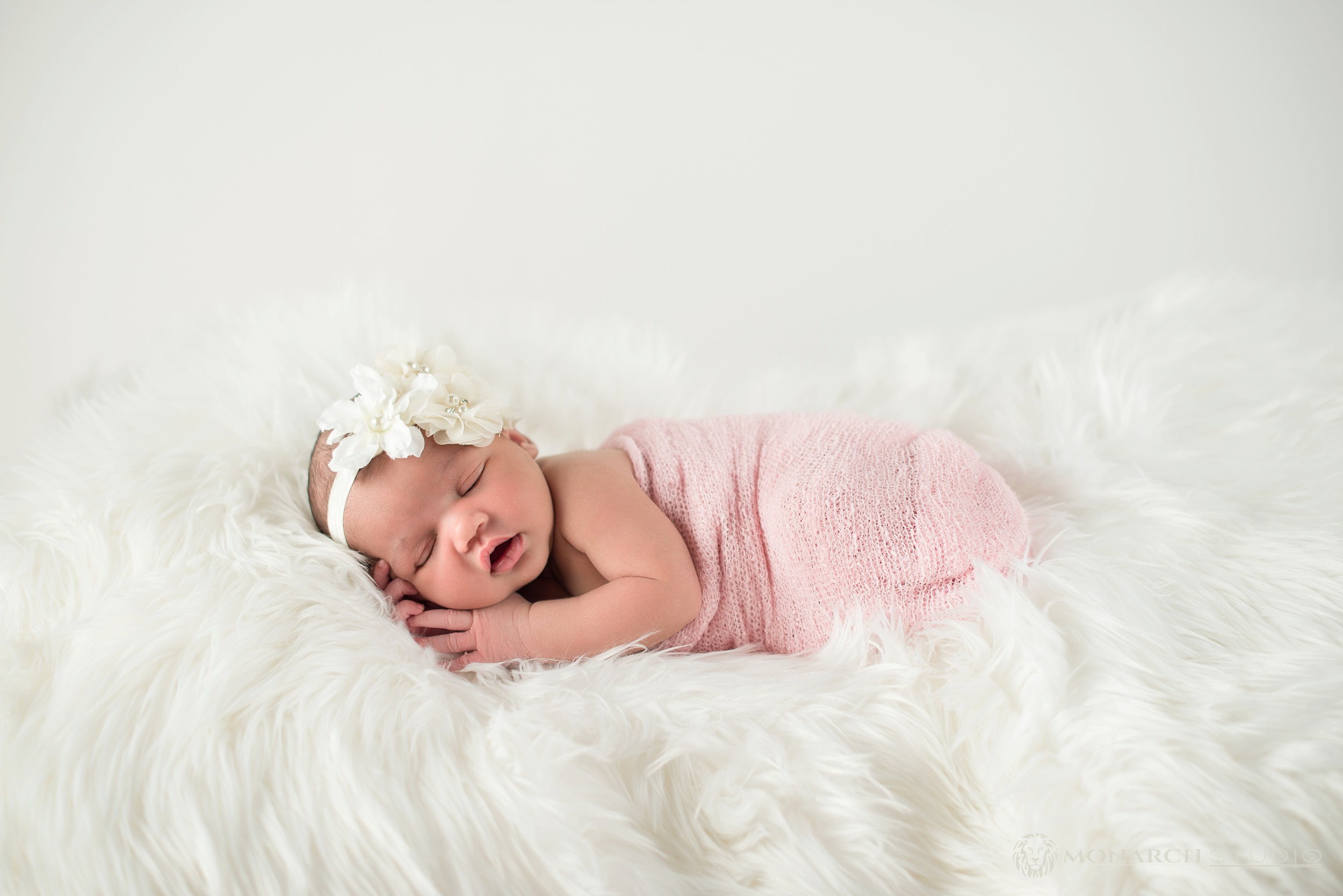 Sleeping Newborn Studio Portrait