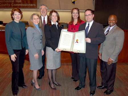 Commissioners Raise Awareness of Human Trafficking with Resolution