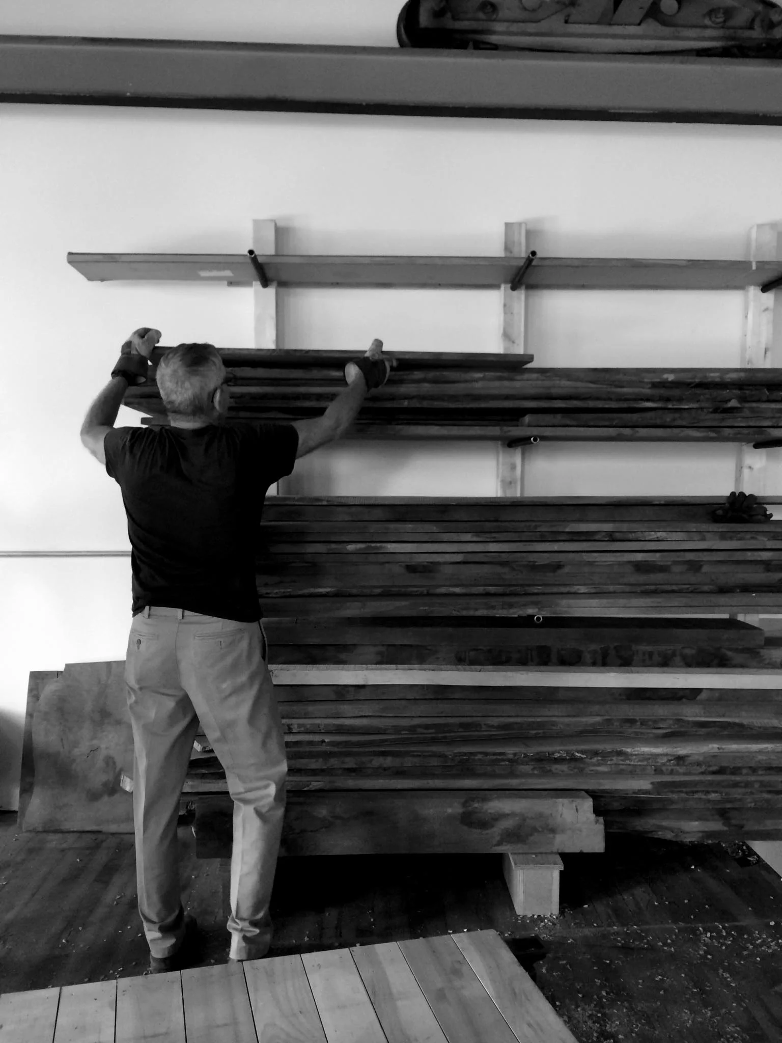 Steve wall of walnut.jpg