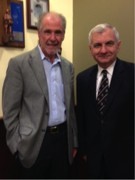Dr. Barry Lester and Sen. Jack Reed (D-RI)