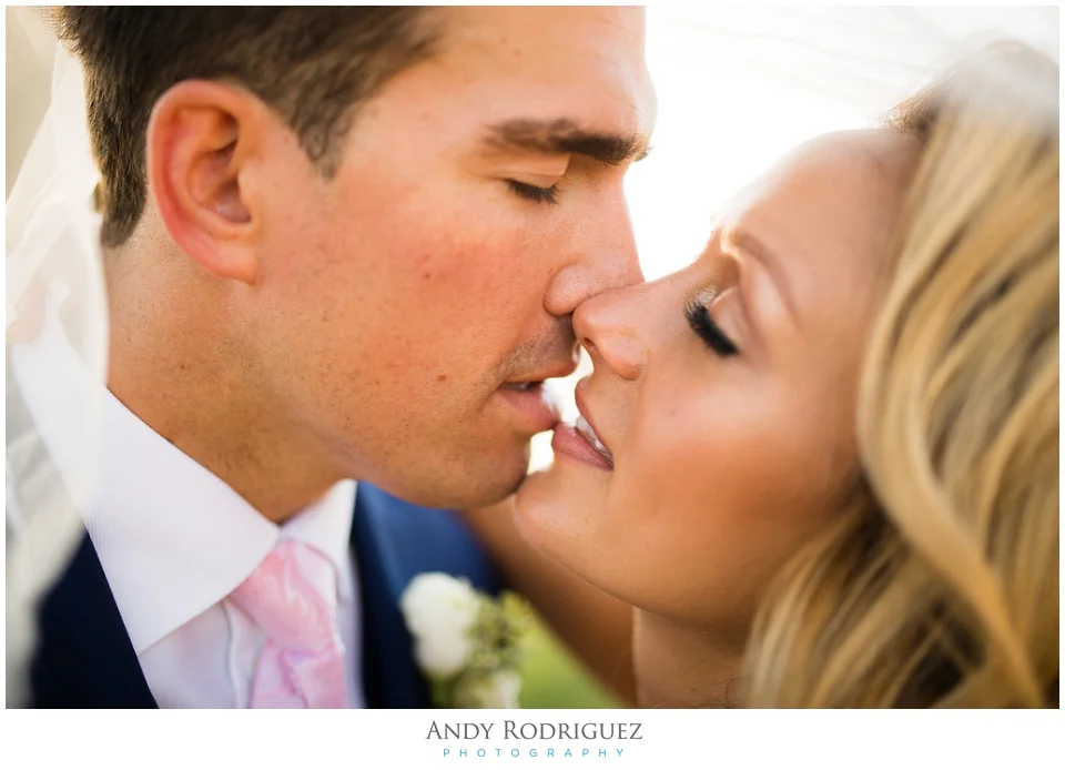 Bride and groom romance - Laguna Beach