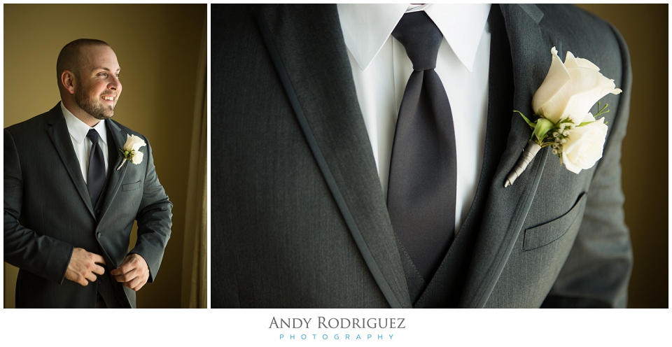 Groom details at Terranea Resort