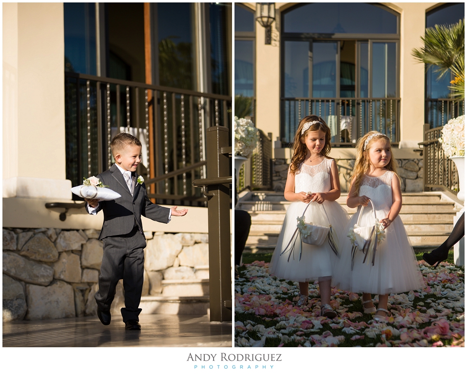 Ring bearer and flower girls