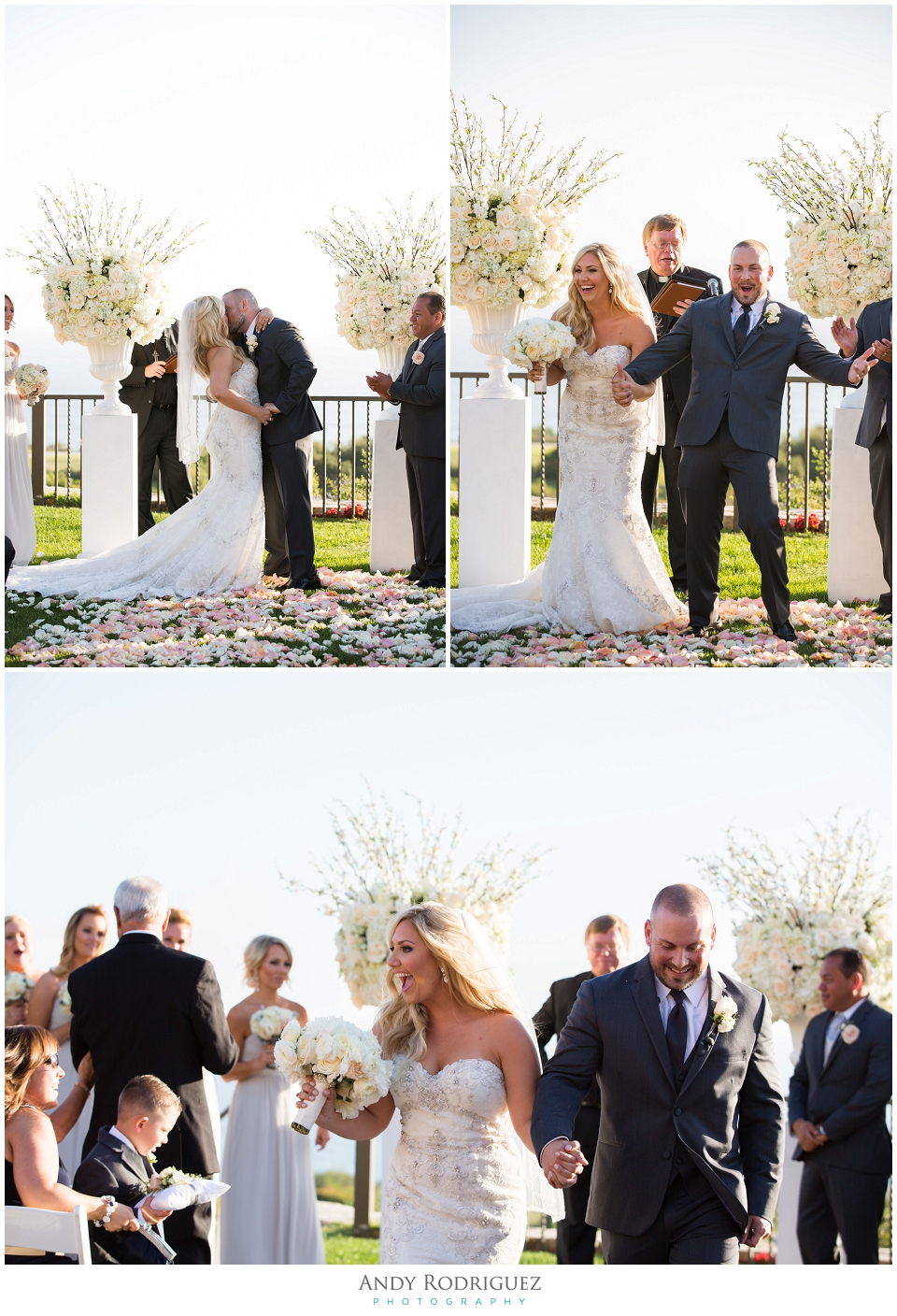 Bride and groom announced at ceremony