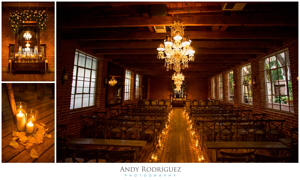 Carondelet House Ceremony Setup