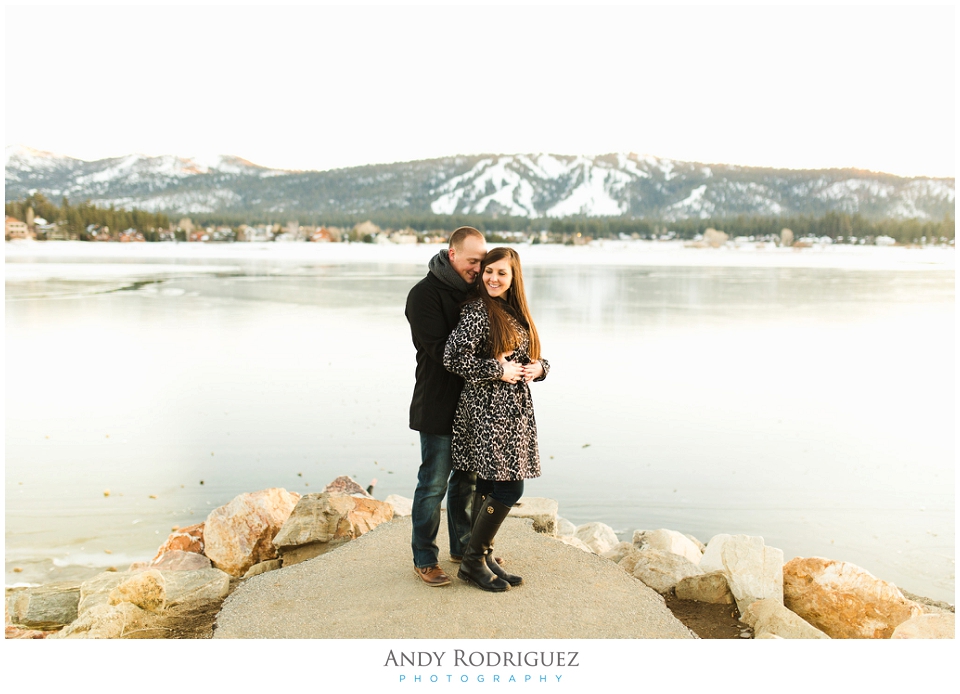 Big Bear Lake Engagement Photo