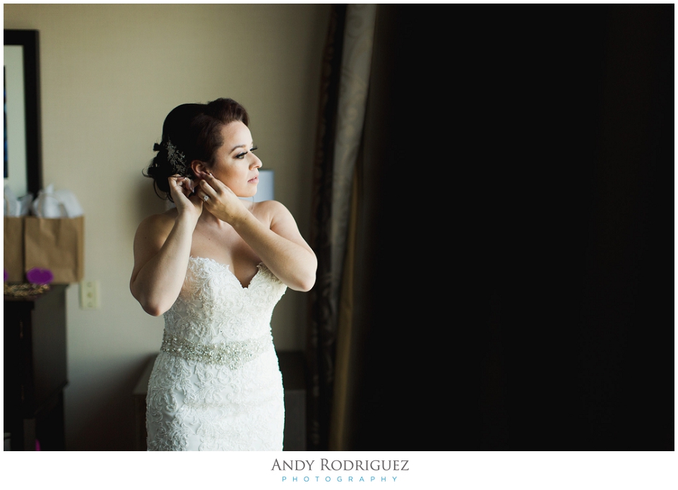 Nixon Library Wedding Bride Getting Ready