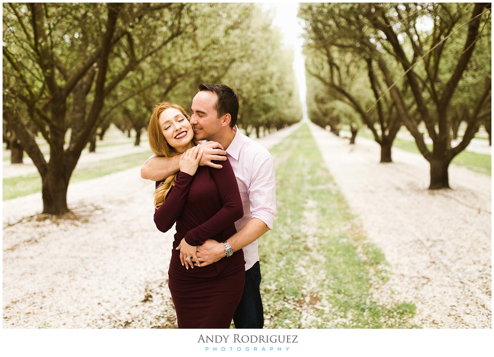 Love in Almond Orchard