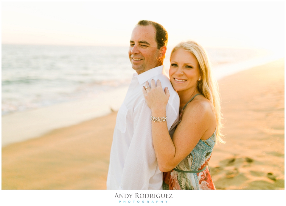 Happy couple on the beach