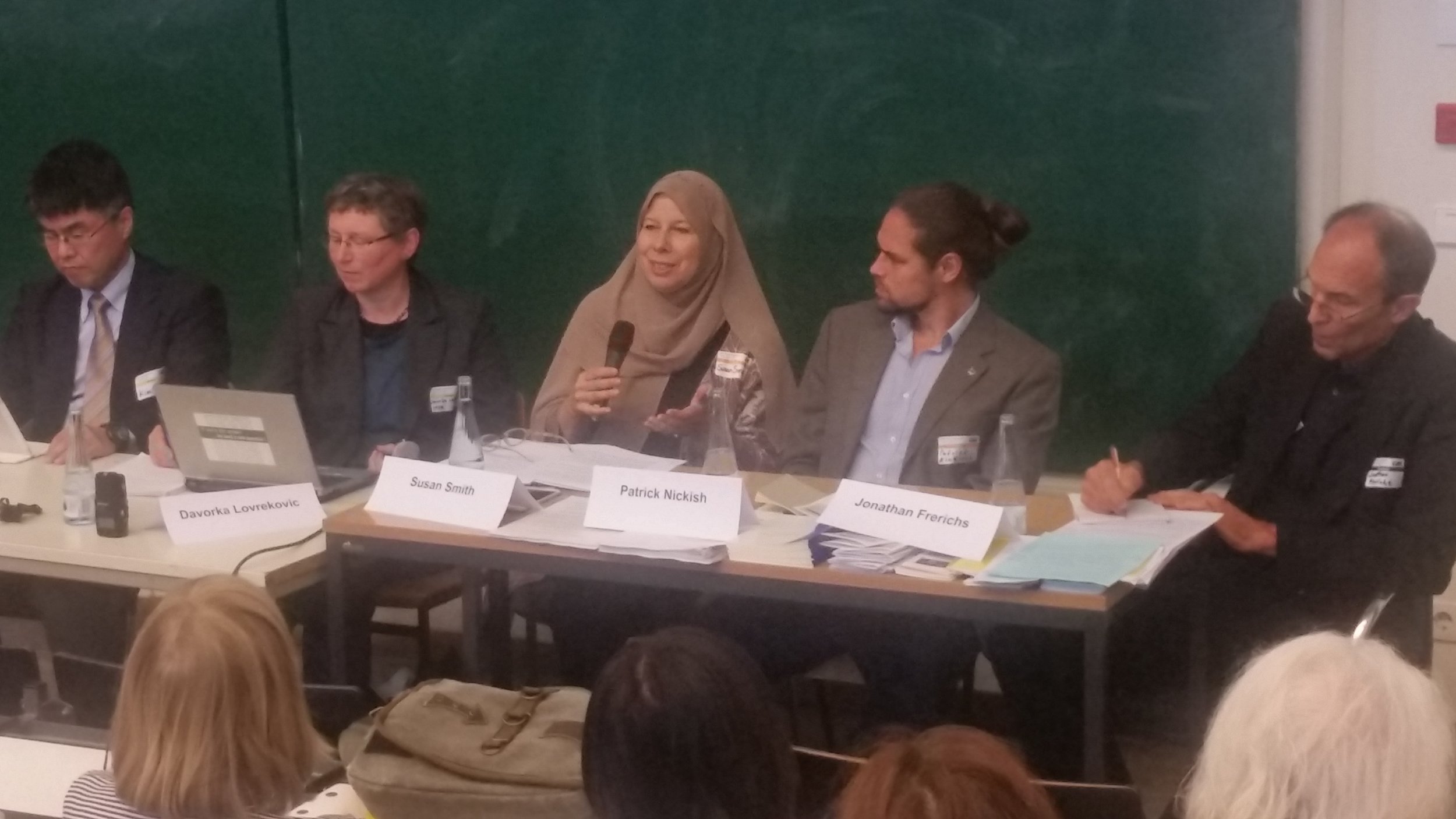 Left to right: Kimiaki Kawai, Davorka Lovrekovic, Susan Smith, Patrick Nickish, Jonathan Frerichs