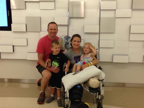 The fam * Leaving hospital *
