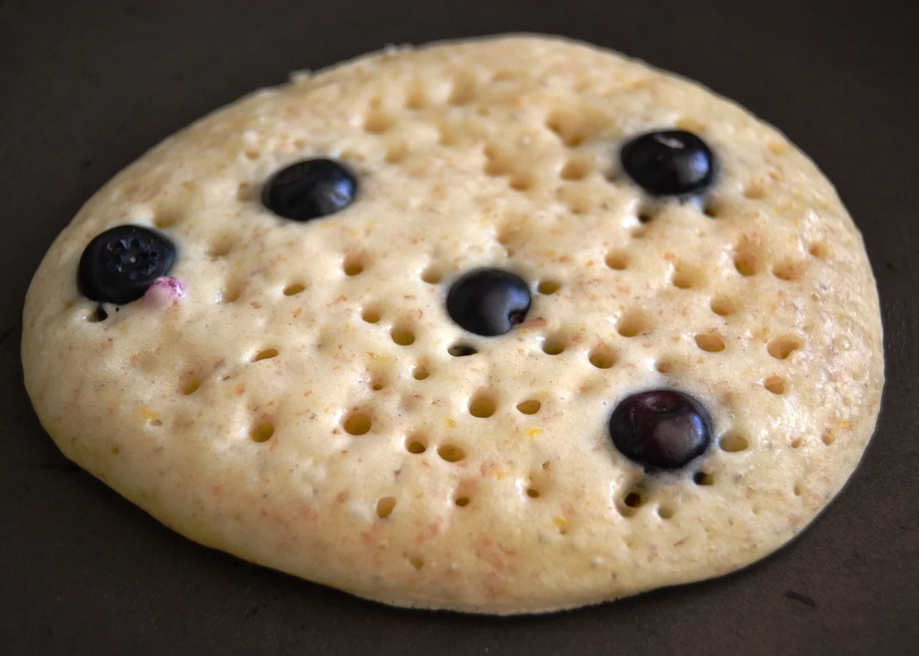 Now the pancake is ready to flip.jpg