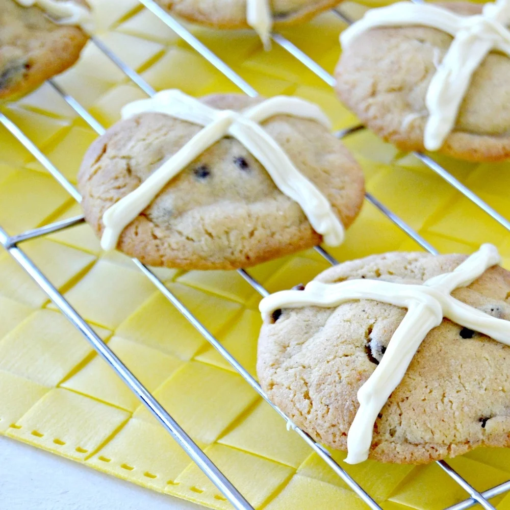 Hot Cross Cookies
