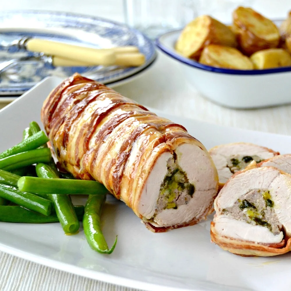 Lemon and Herb Stuffed Turkey Breast