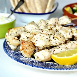 Greek Style Turkey Kebabs