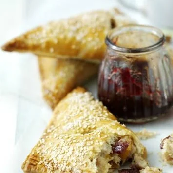Phil Vickery's Turkey Apricot and Cranberry Turnovers