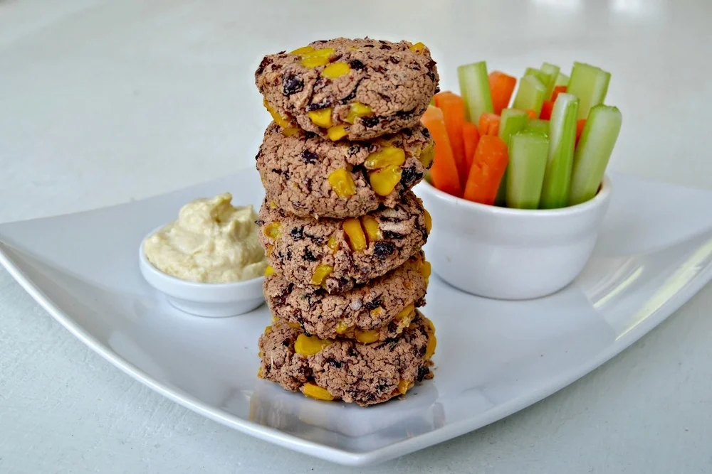 Mini Bean and Sweetcorn Burgers