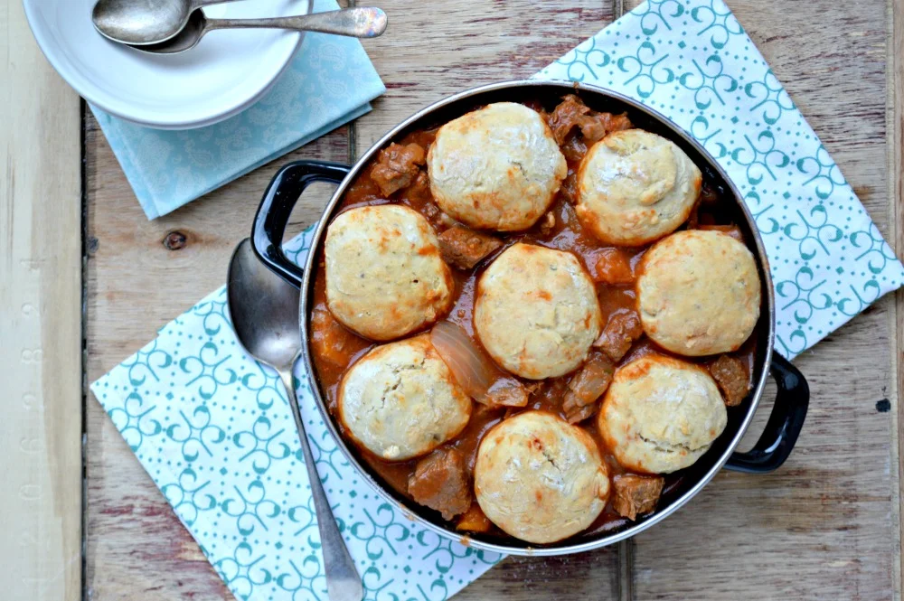 Healthy Dumplings Made without suet and beef stew.jpg
