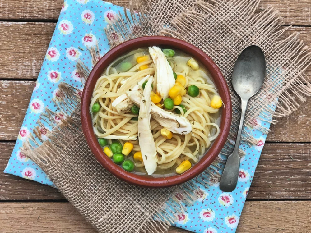 Super fast noodle soup for leftover turkey chicken.jpg