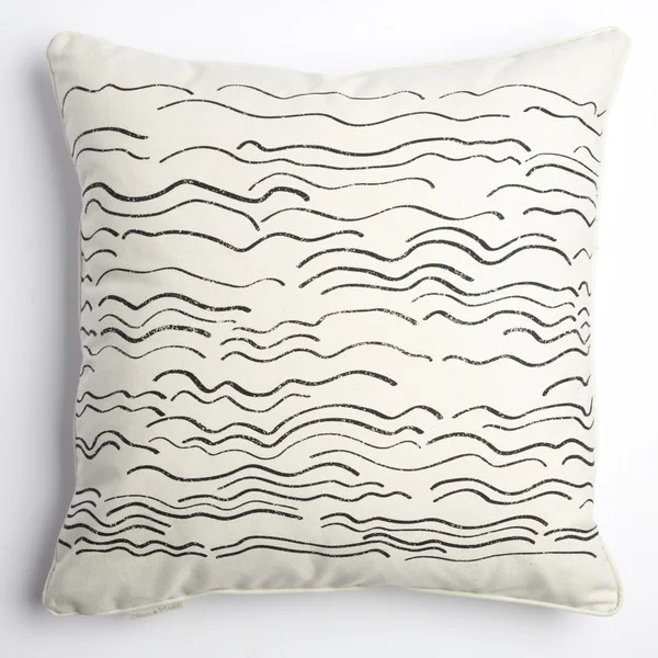 Wave Pillow by Nell & Mary