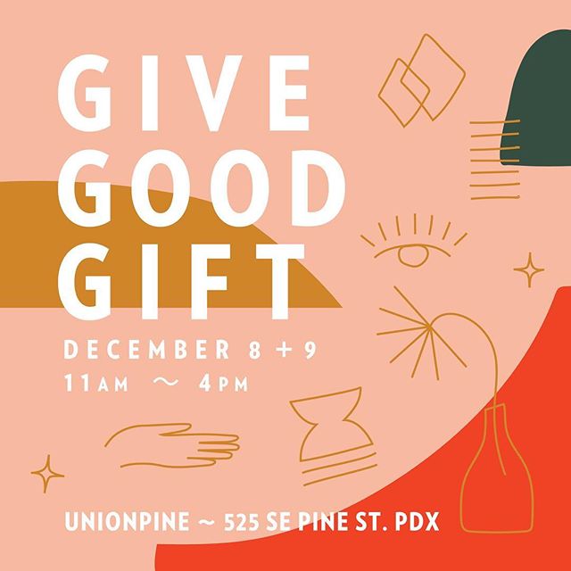 It&rsquo;s that time again! Join us and over 30 of Portland&rsquo;s favorite vendors for a weekend of fun and shopping at our 7th annual Give Good Gift holiday pop up sale!