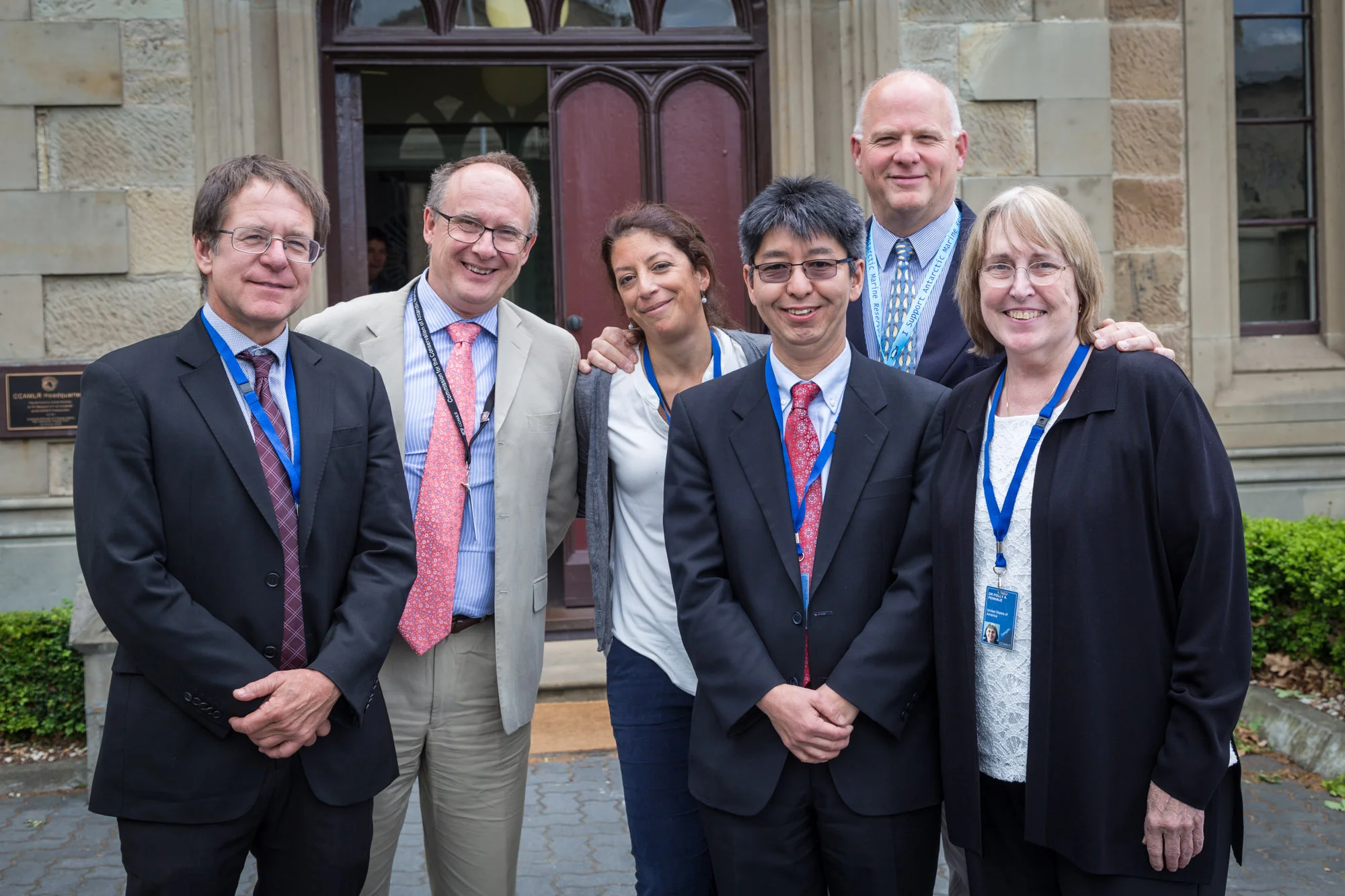 Photo: Members of AWR’s Science Advisory Group; Dr. Christopher Jones, Dr. Phil Trathan, Dr. Mercedez Santos, Dr. So Kawaguchi, d Dr. Rodolfo Werner (AWR Scientific Advisor and Board member), Dr. Polly Penhale