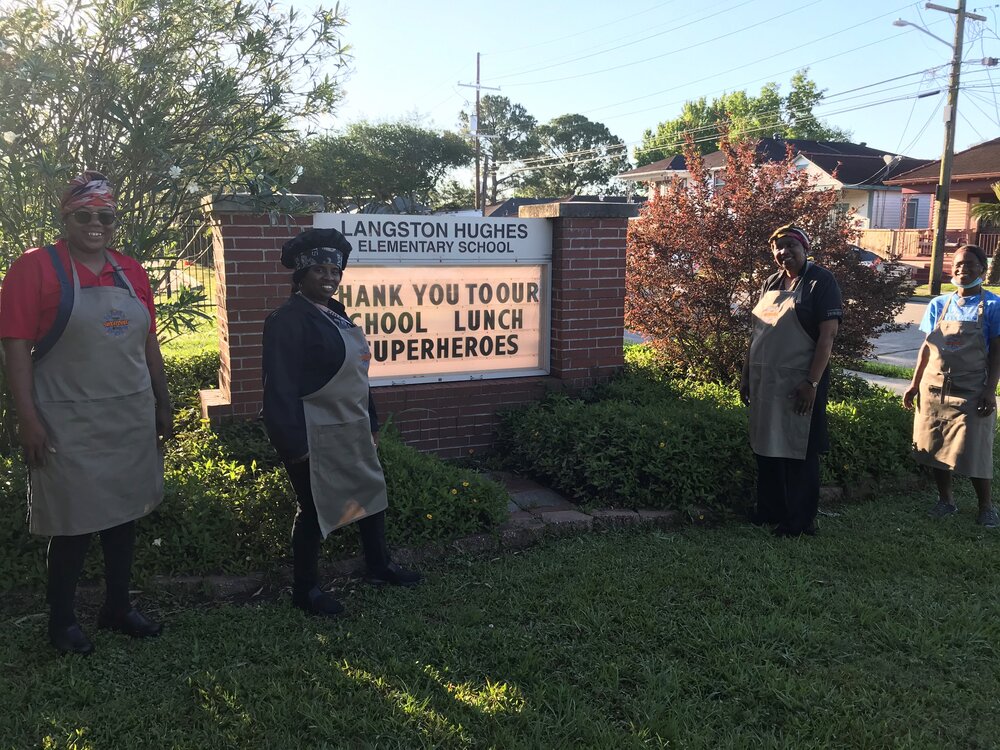 First Line Langston Hughes Academy Lunch Staff.jpg