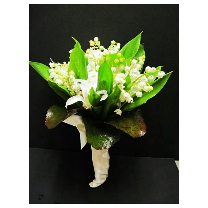 Lily -of-the-Valley and Galax leaves