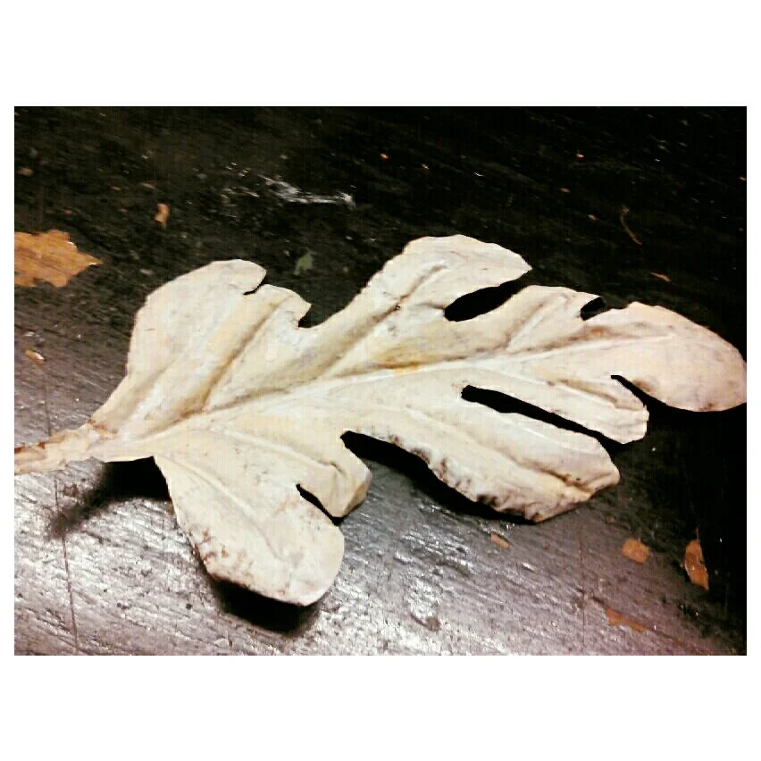 Paper Mache leaves 