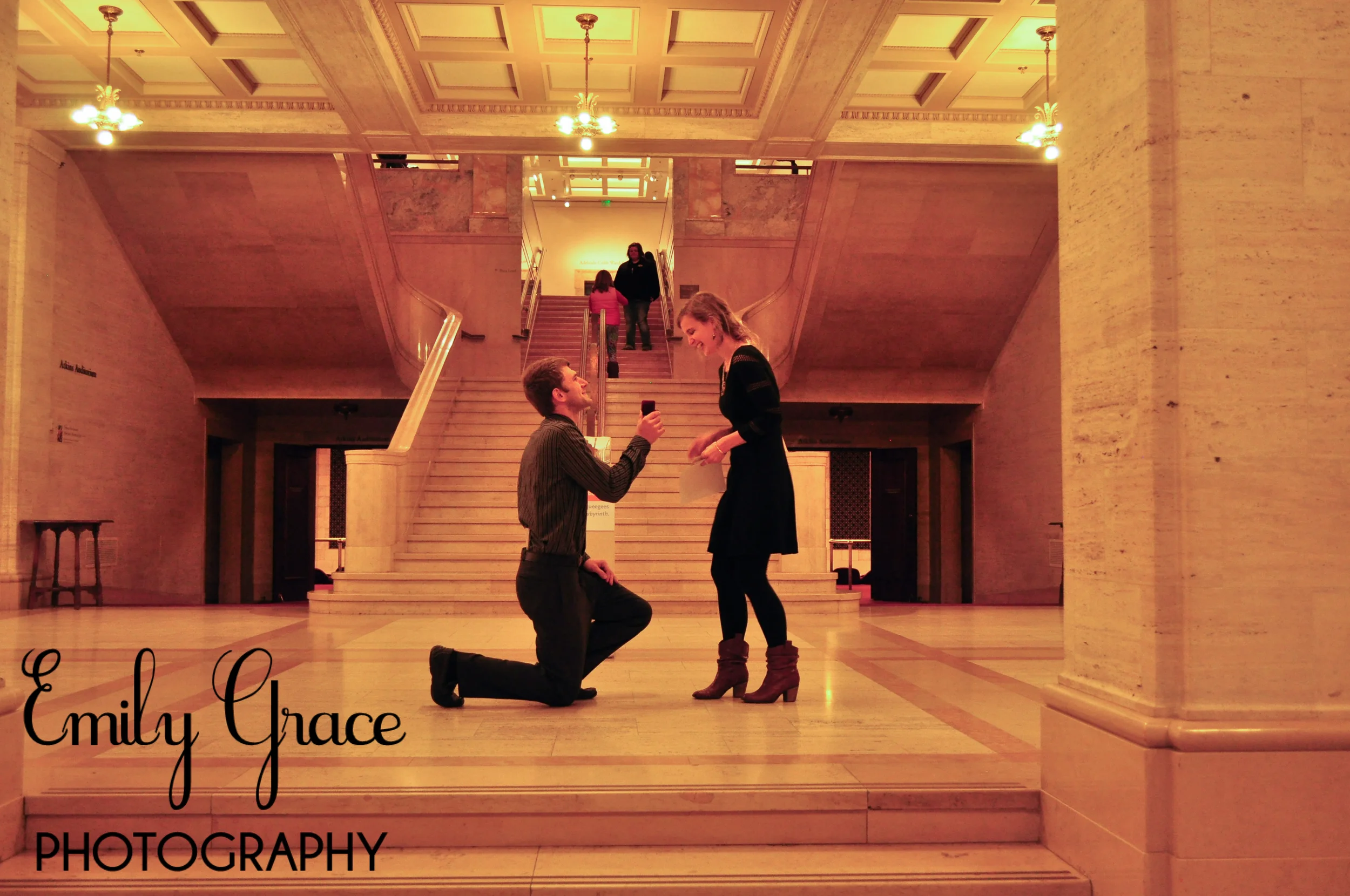 Peter &amp; Jacquie-Proposal! At Nelson Adkins Museum Kansas City