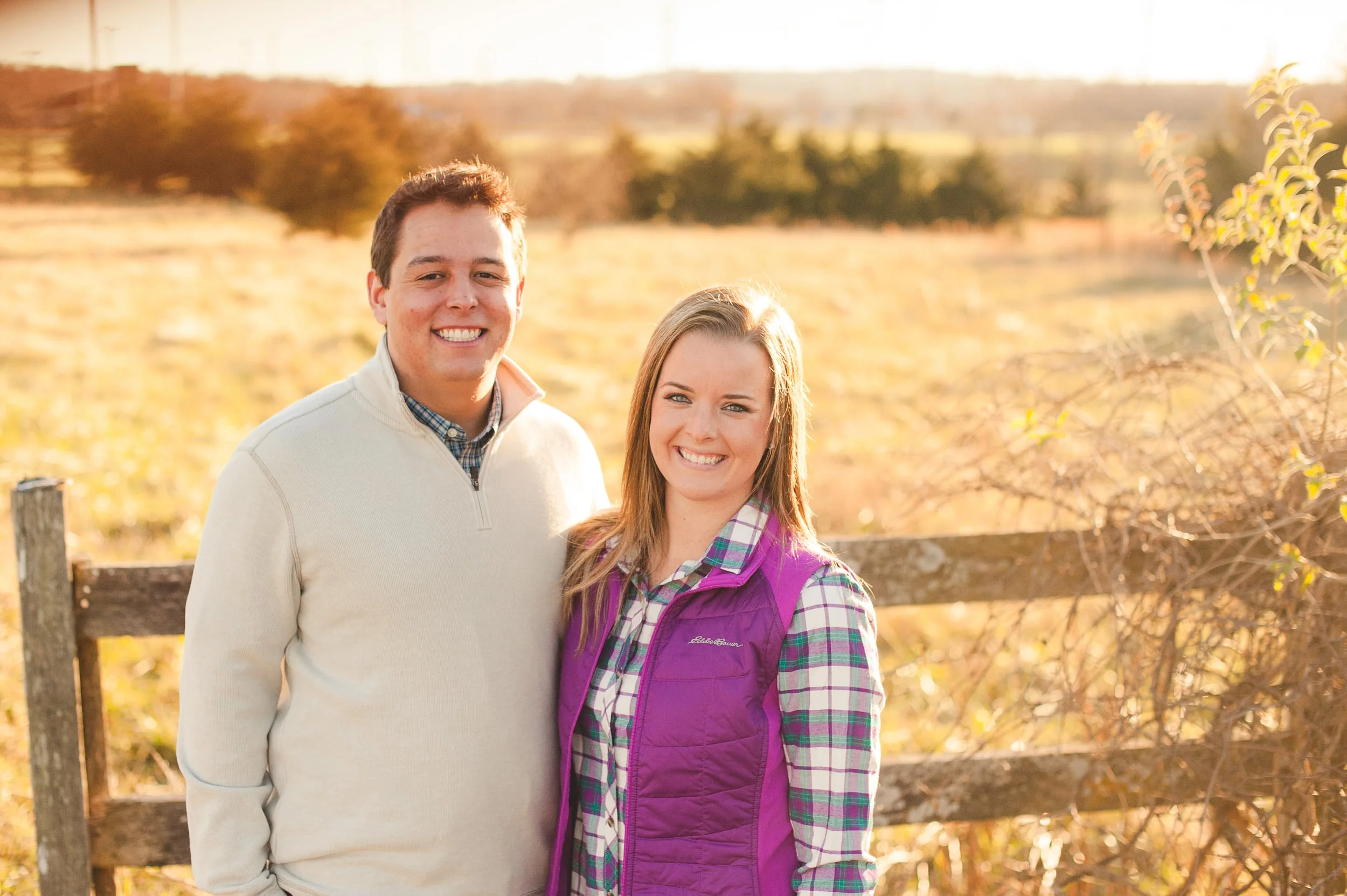 Downtown Lee's Summit Engagement | Miranda + Luke