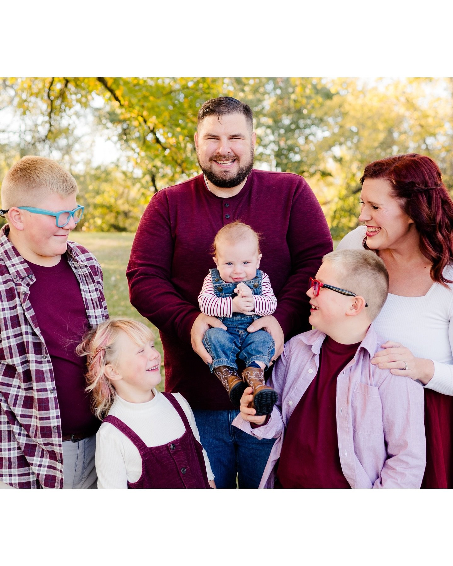 They have a new addition since last years photos and he's pretty cute. 😊 #kcphotographer #kcfamily #kcfamilyphotographer #libertymophotographer