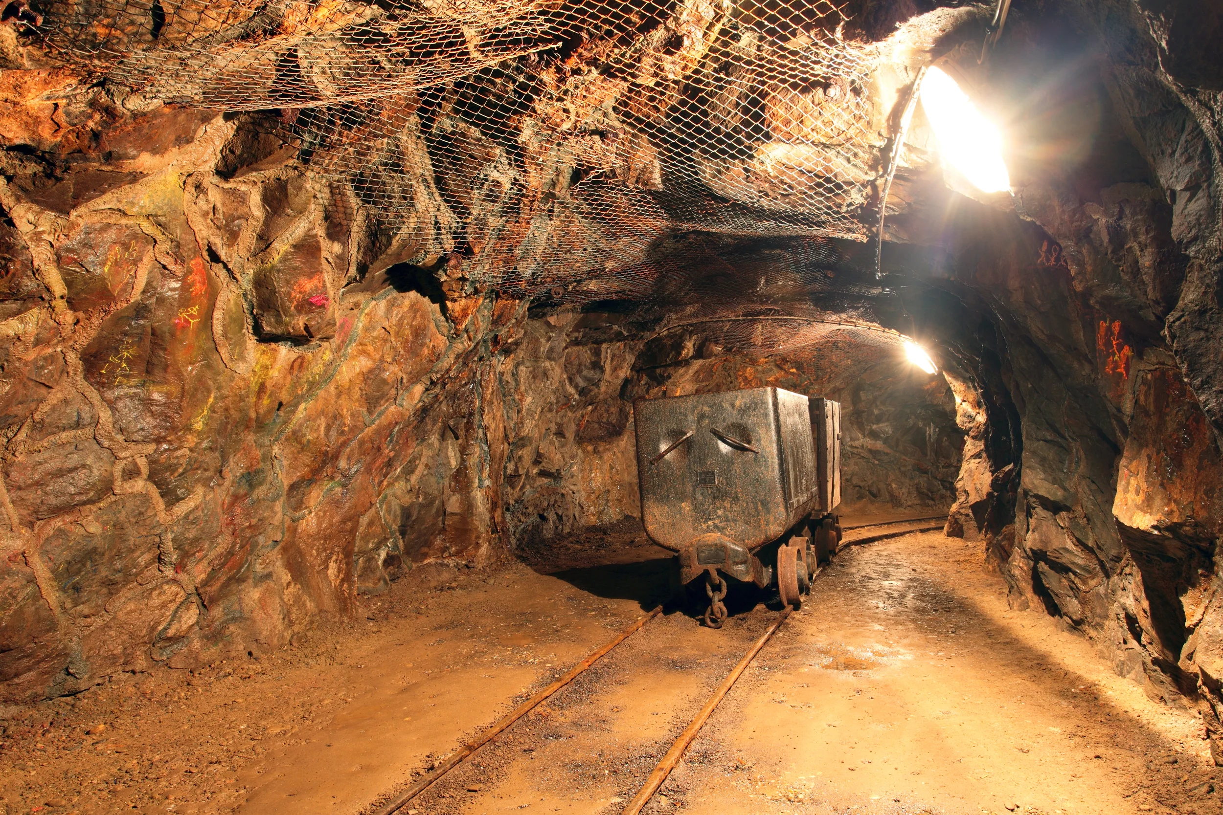MINERS "SAVED" HALF MILE UNDERGROUND