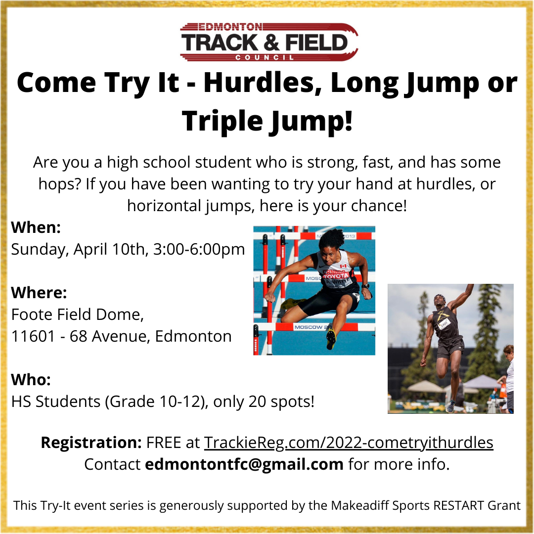 High School Come Try It Hurdles, Long Jump and Triple Jump