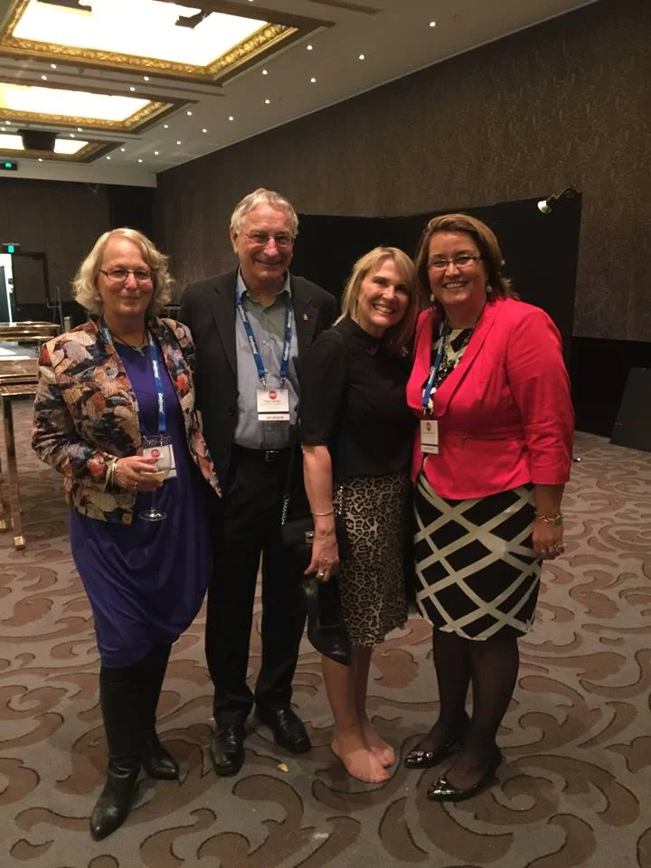 Jo Brosnahan, LNZ Founder; Peter Garnett, LNZ Chair; Molly Bedingfield, Founder, Global Angels, Keynote speaker at Summit; Sina Wendt-Moore, LNZ CEO