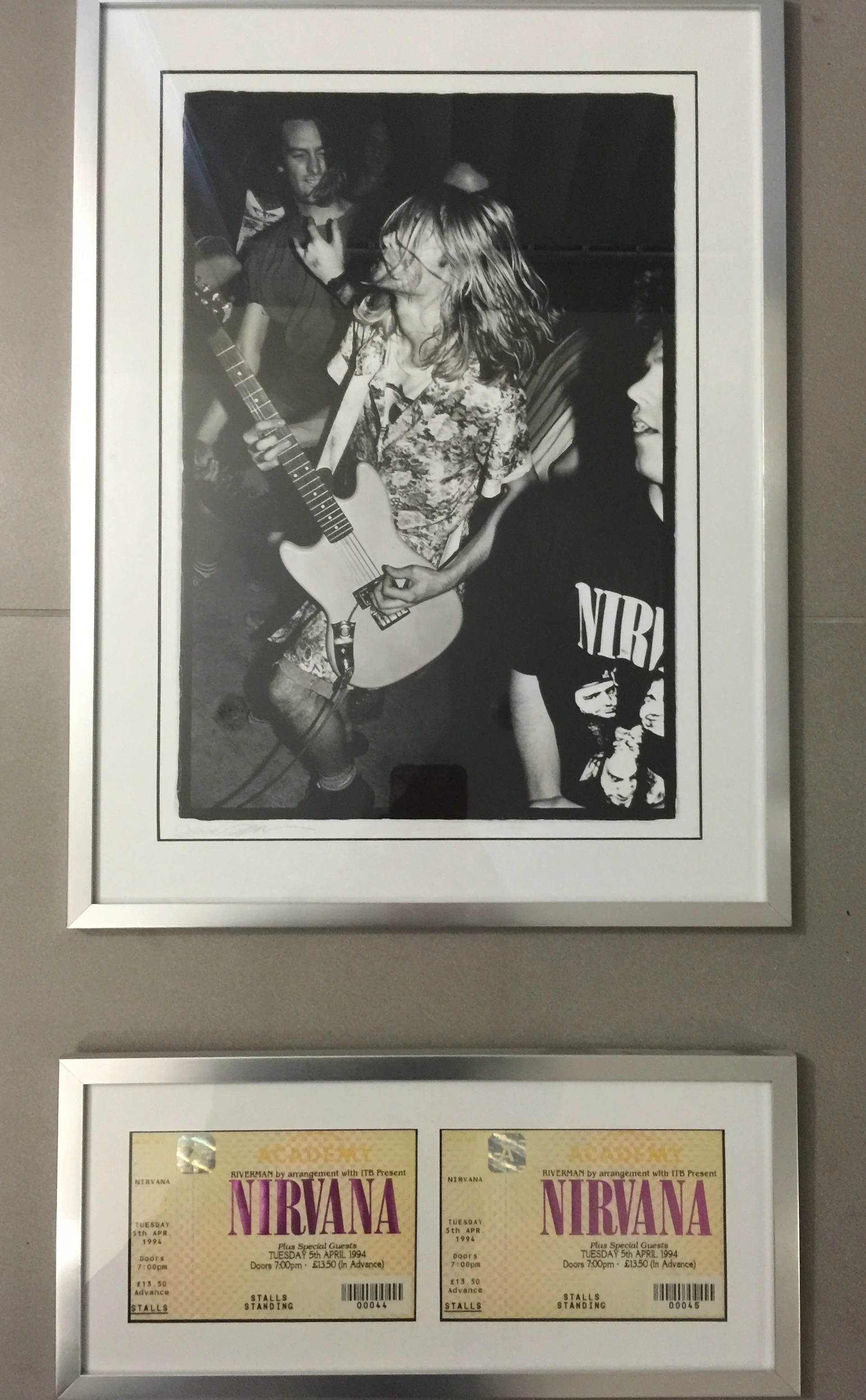 My enduring memory of Kurt Cobain - £27 well spent!