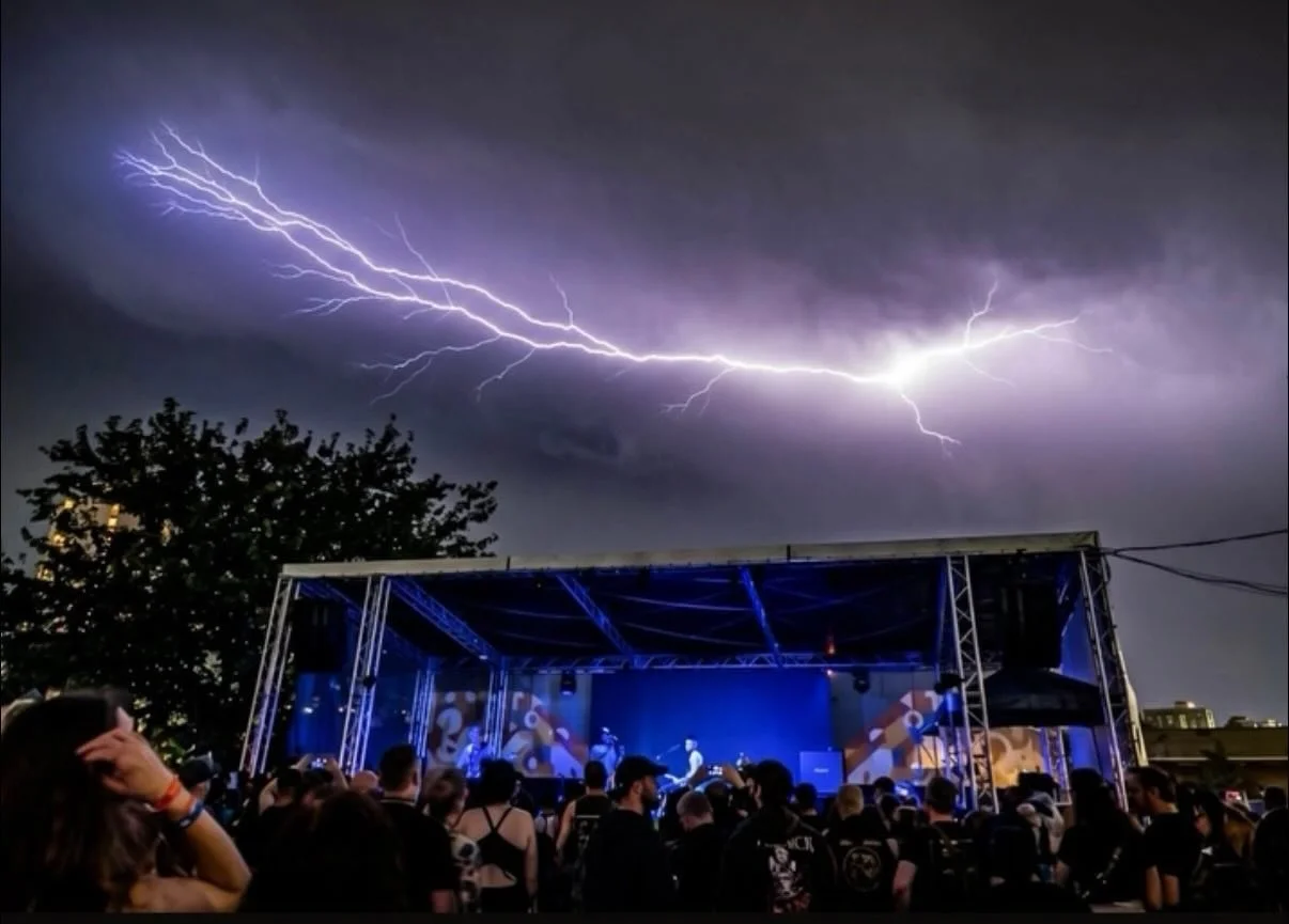 Can&rsquo;t think of a better way to end a tour than by playing outside under a lightning storm. Never gonna forget that one. Surreal. What an amazing run this has been. Our hearts are beyond filled. Thank you all so much. See more of you, and hopefu