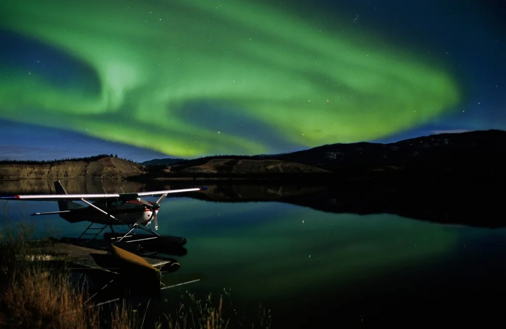 Northern Lights on Schwatka lake