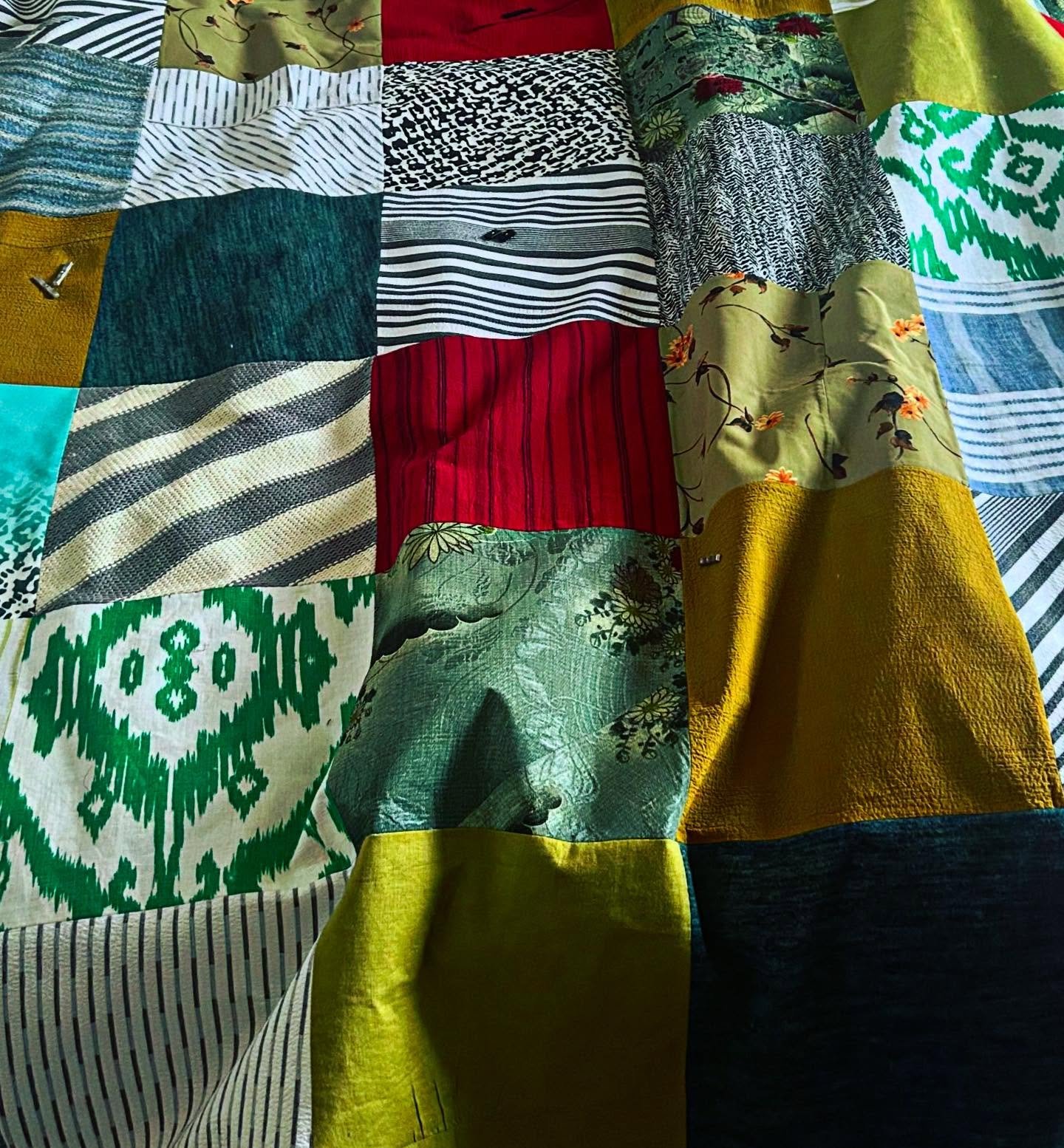 I Carry You With Me

I carry you with me
Stitching together what I can from the remnants
The scraps of your bright colors
The silky threads of memory
The sunlight catch of an opal button
A butterfly against a chiffon sky
Layer upon layer of precious 