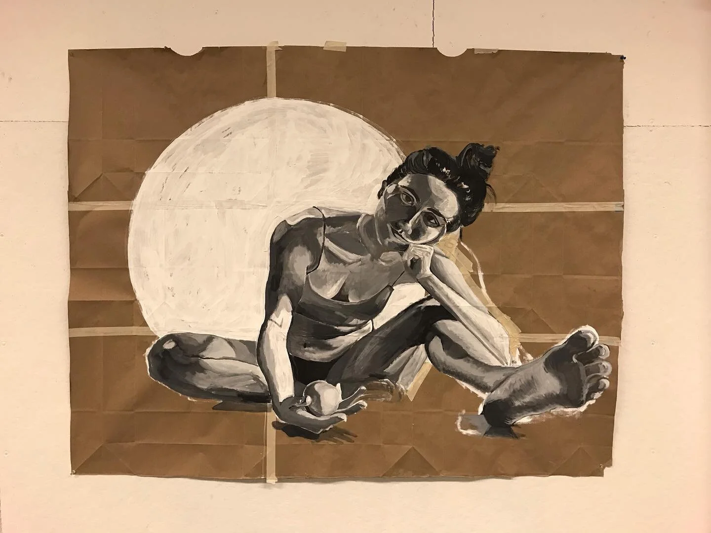 Life size portrait of a Gemini sun, on a Gemini full moon 🌝