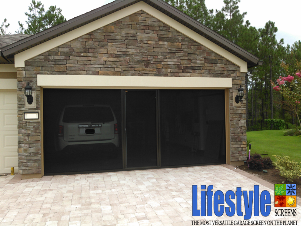 Lifestyle Garage Screens Cutting, Installing Lifestyle Garage Door Screen