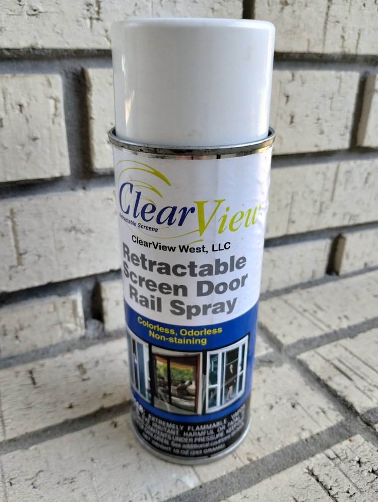 ClearView Retractable Door Dry Silicone Spray — Cutting Edge