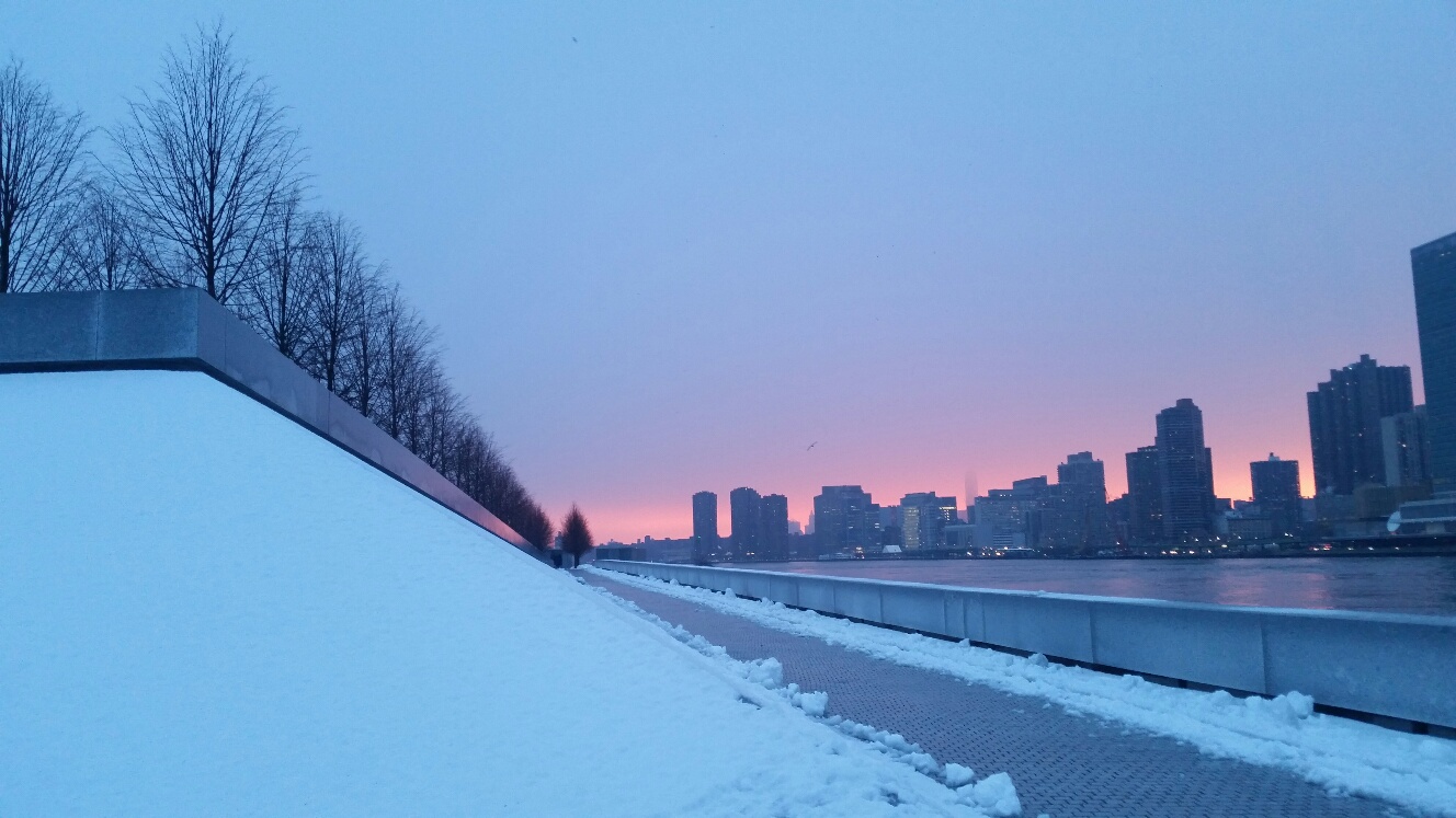 A lovely photo of the Park at sunset taken by Angela. 